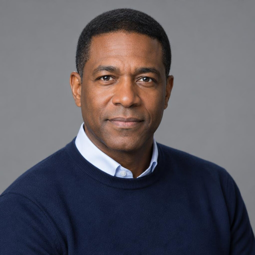 Portrait of a man reporting lead